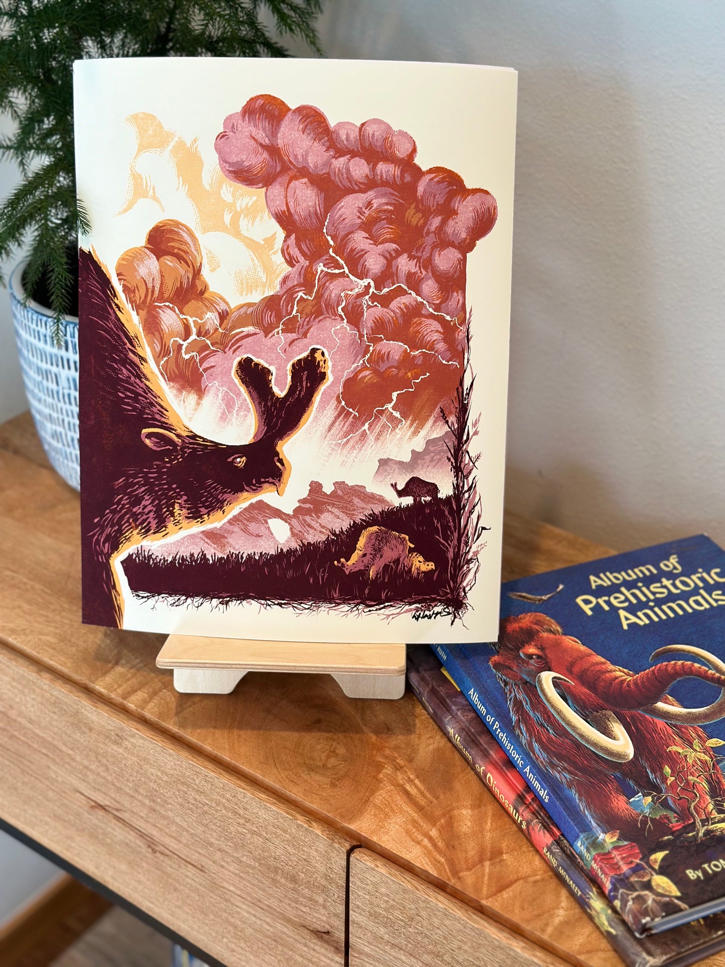 Brontotherium Thunder Beast - Fine Art Print
