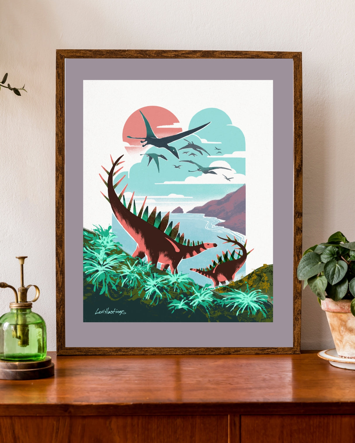 Jurassic July (Dacentrus) - Fine Art Print - PREORDER