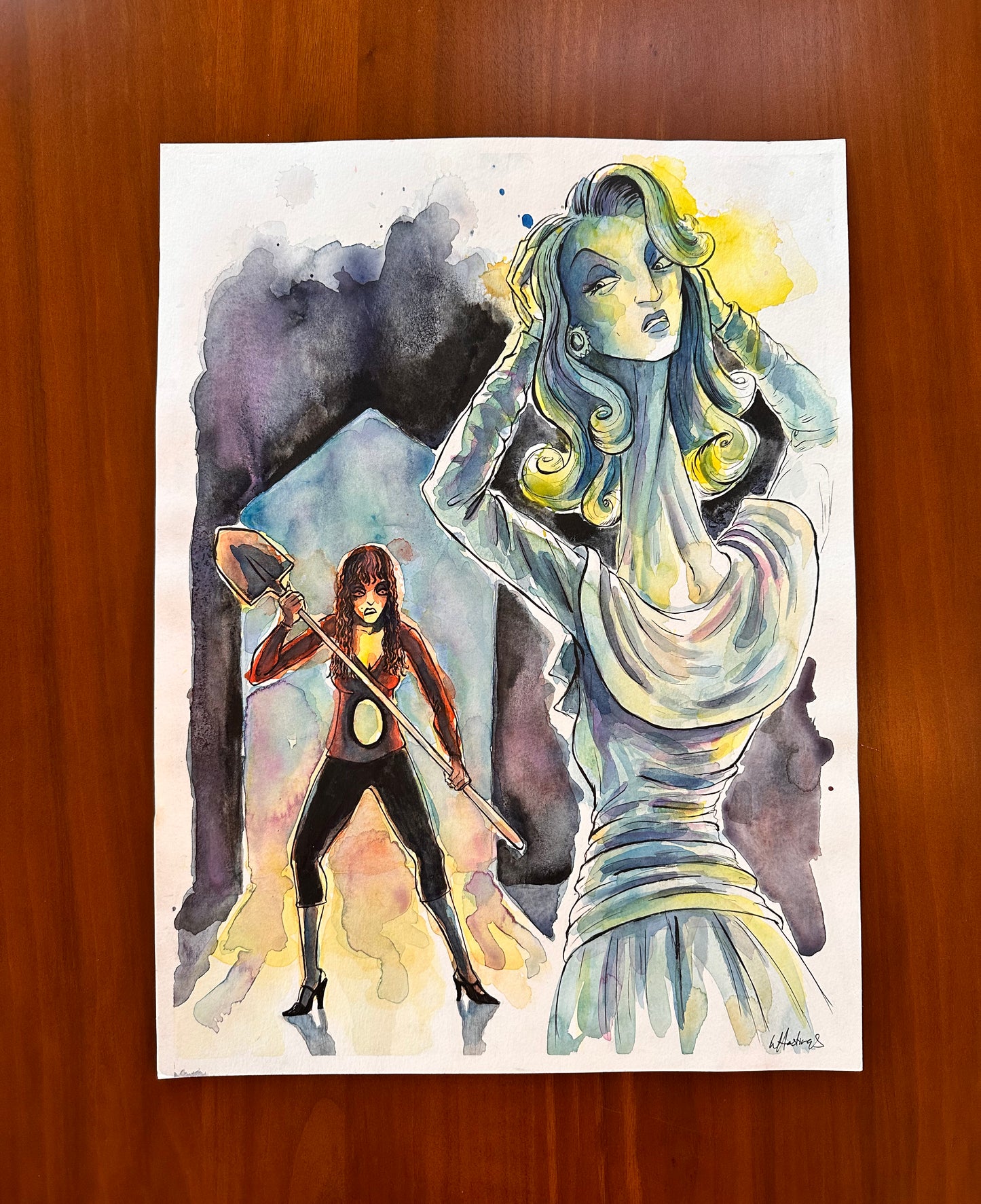 Death Becomes Her - Original Painting