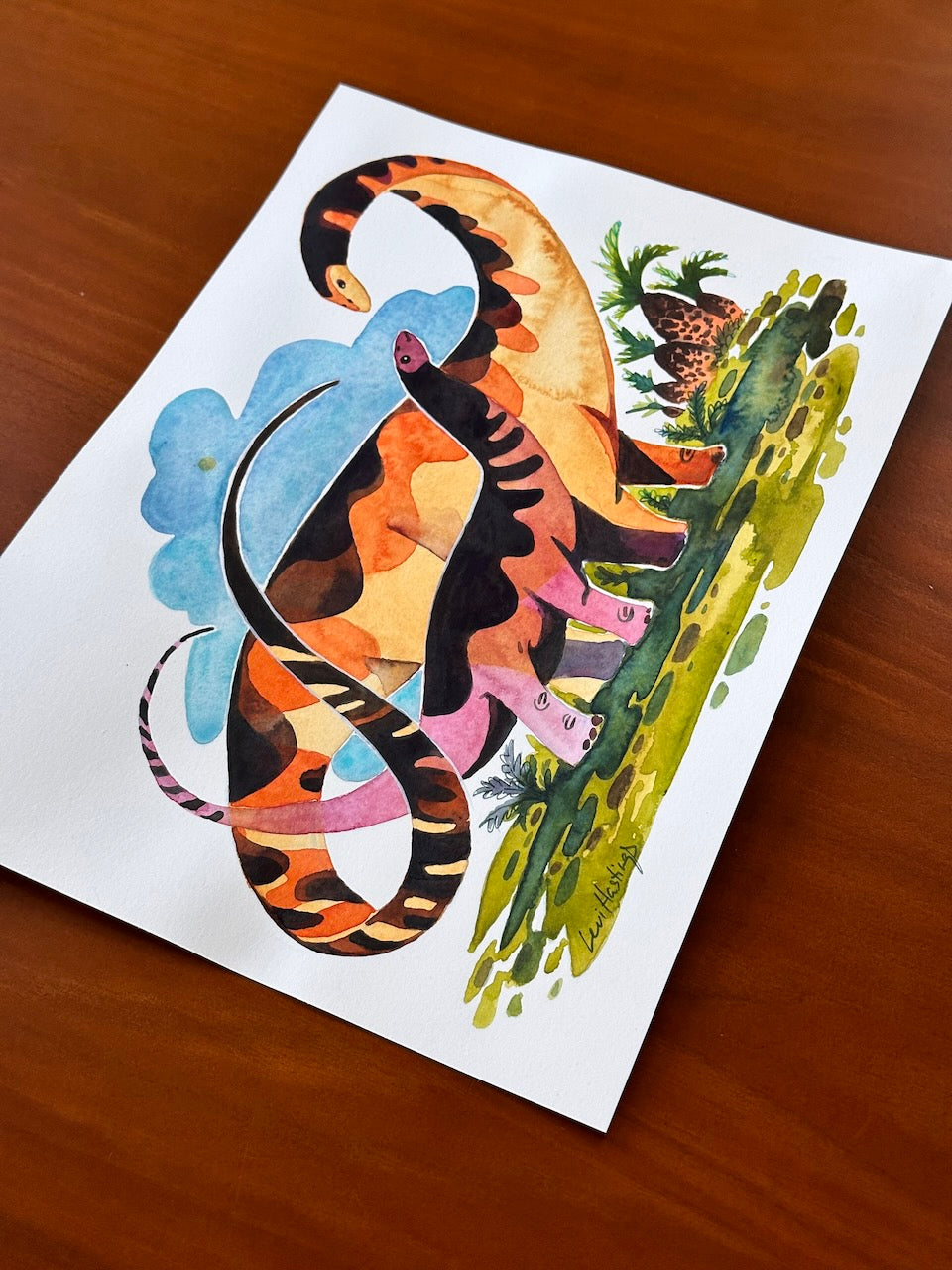 Titanosaur Trails - Fine Art Print