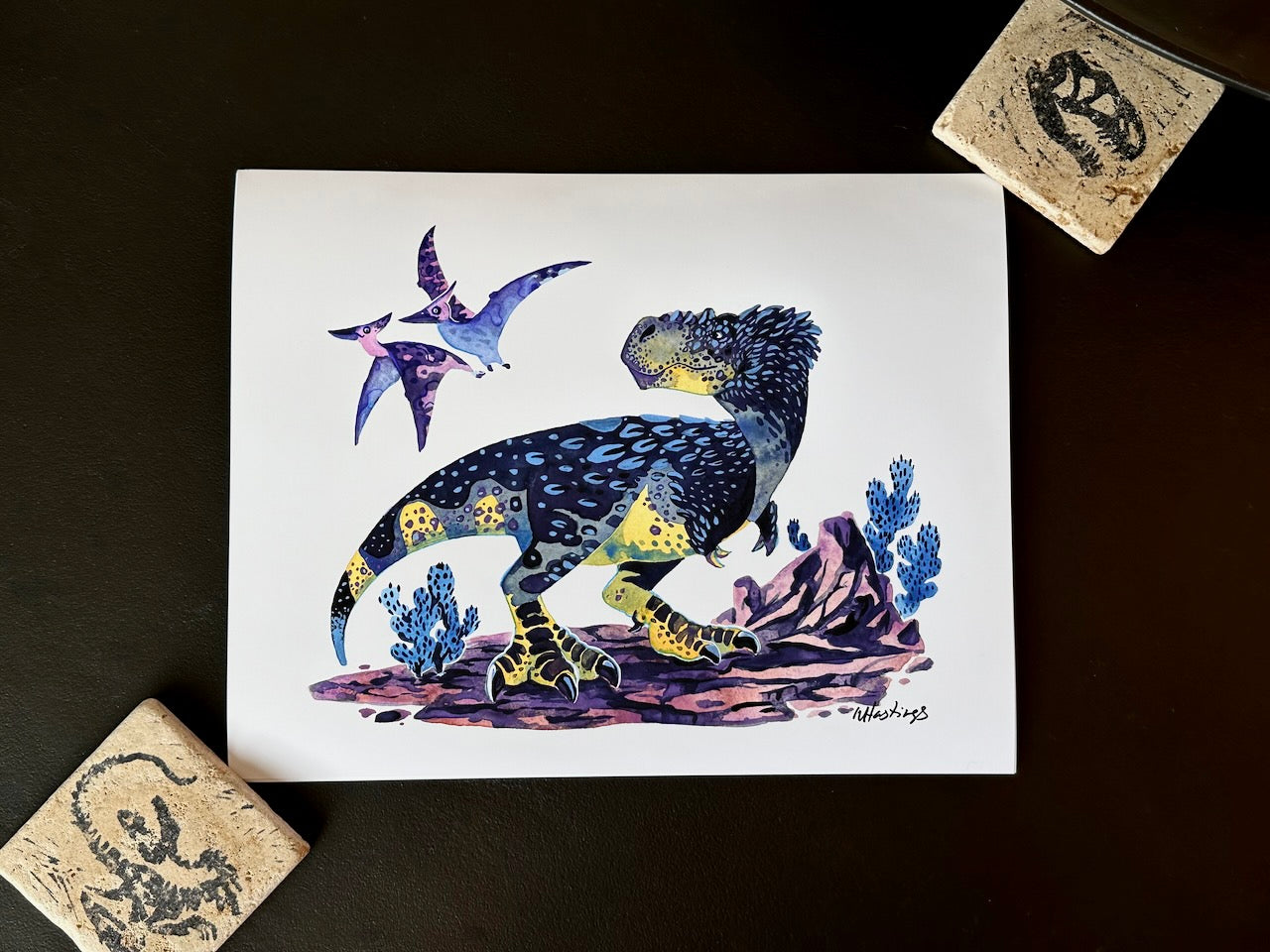 Albertosaurus Bluff - Fine Art Print