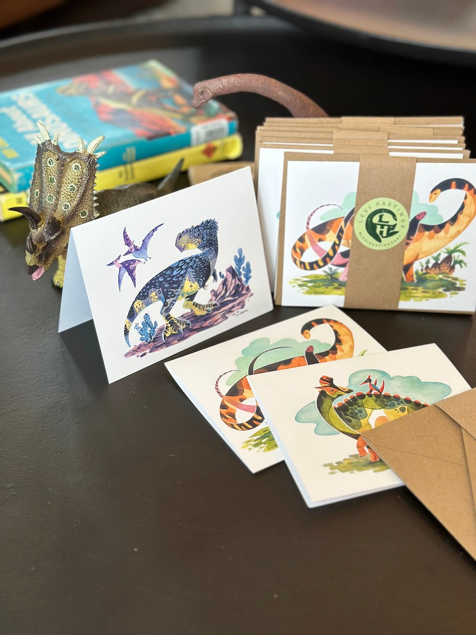 Dinosaur Greeting Card Set