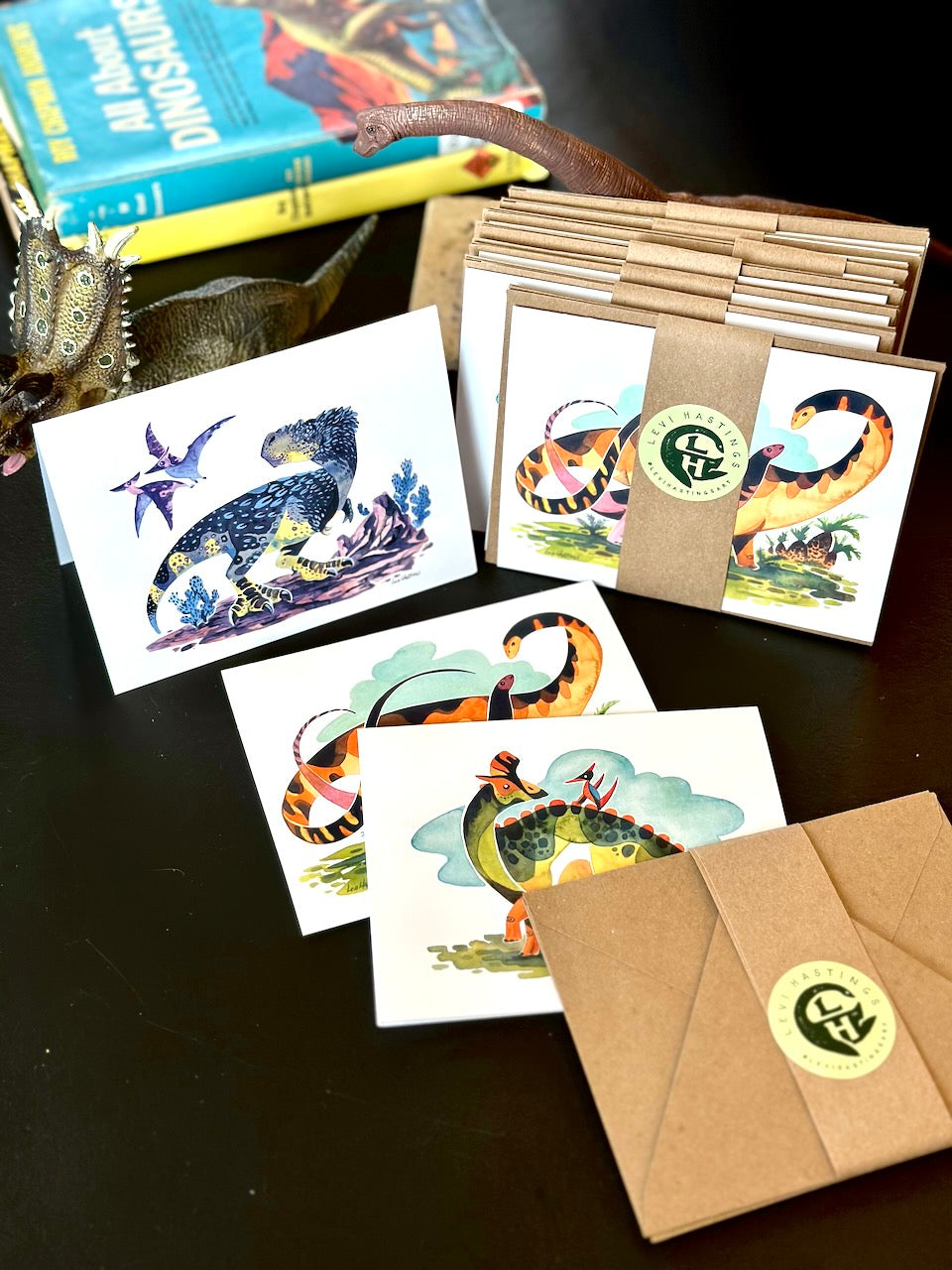 Dinosaur Greeting Card Set