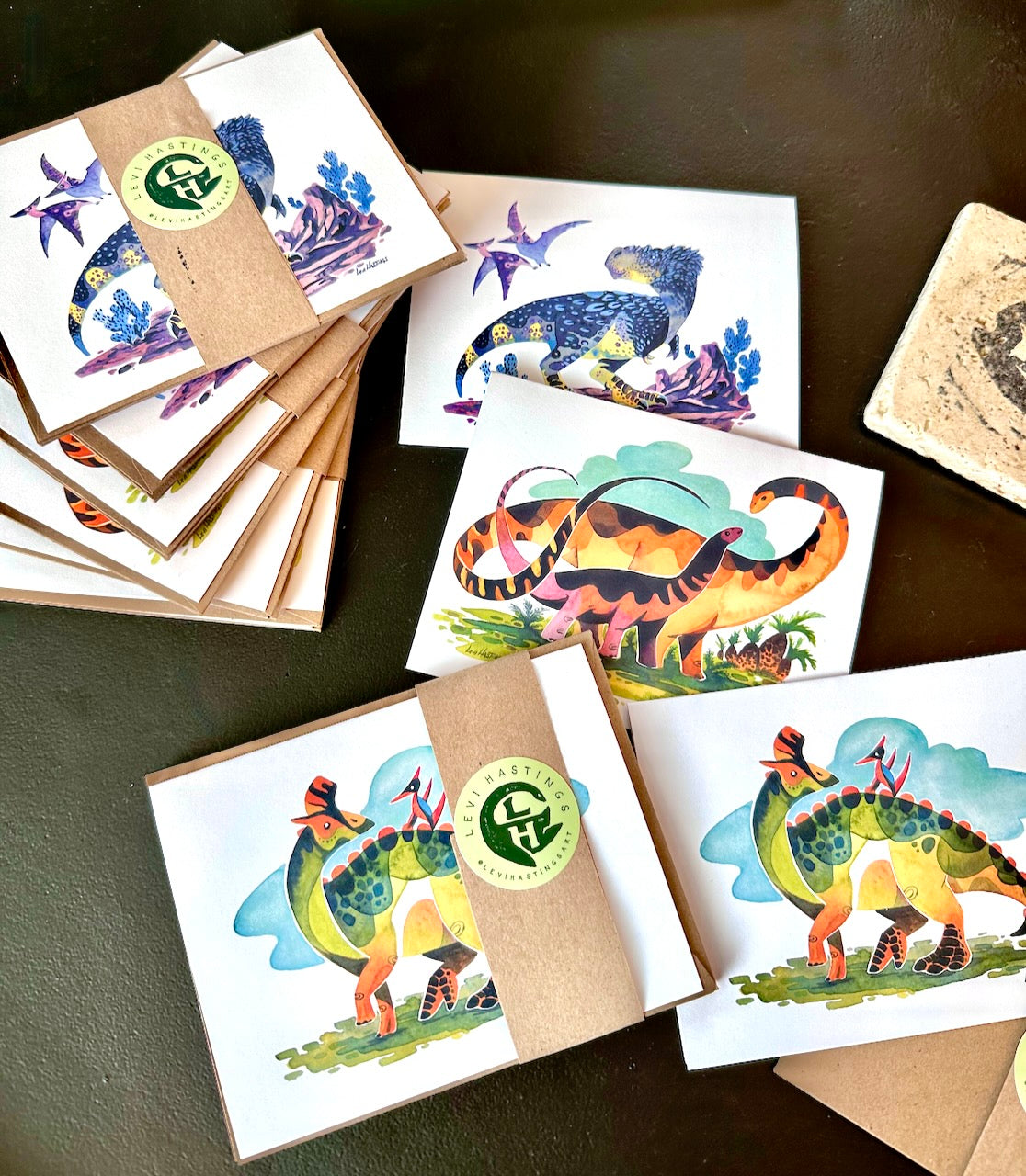 Dinosaur Greeting Card Set