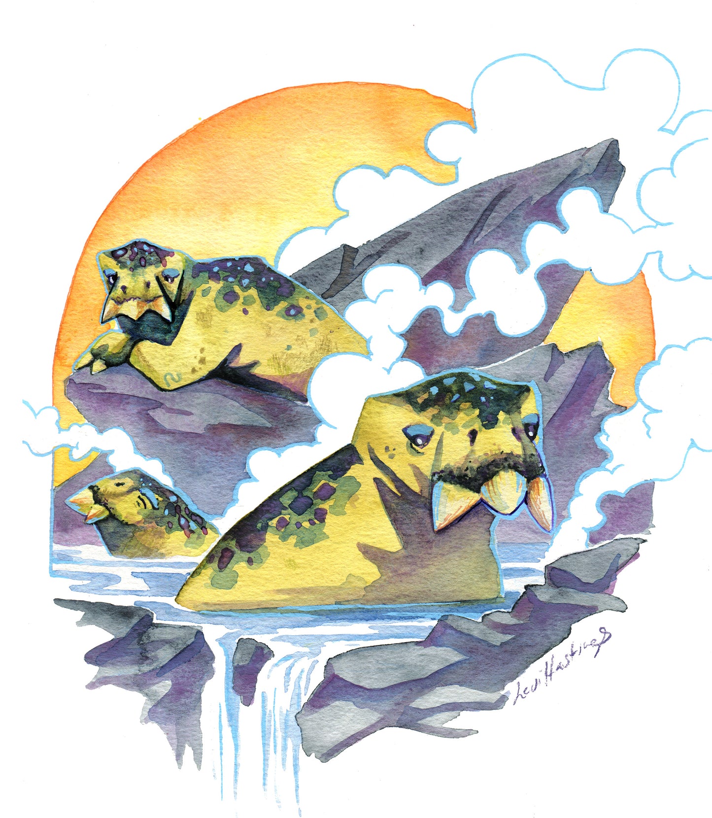 Placerias - Mini Print