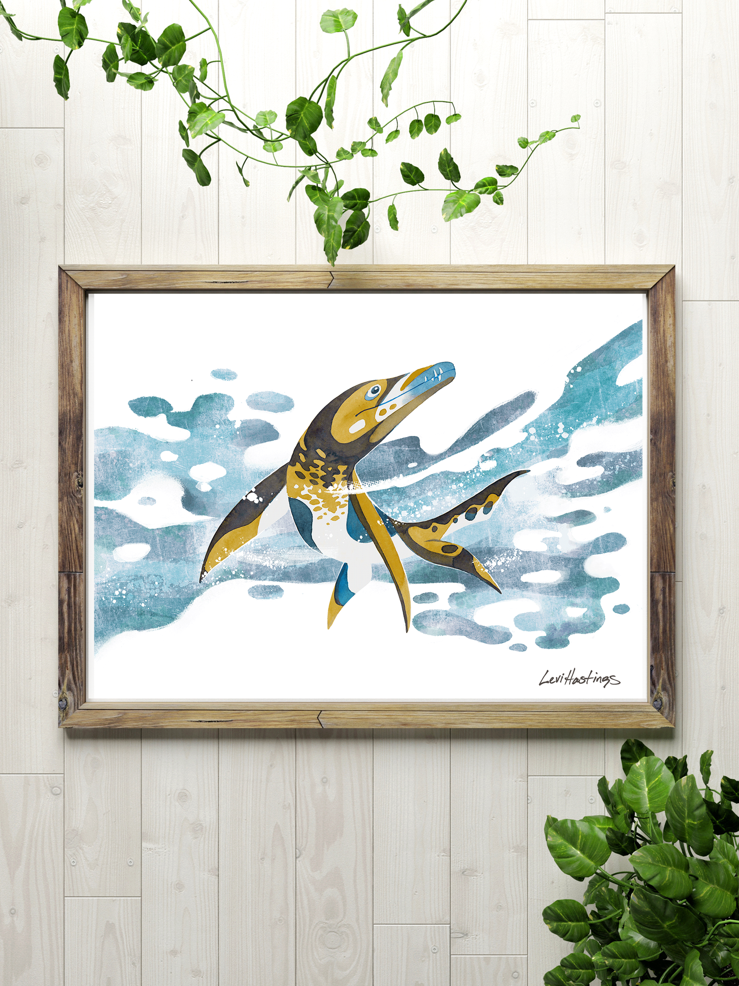 Pliosaurus - Fine Art Print