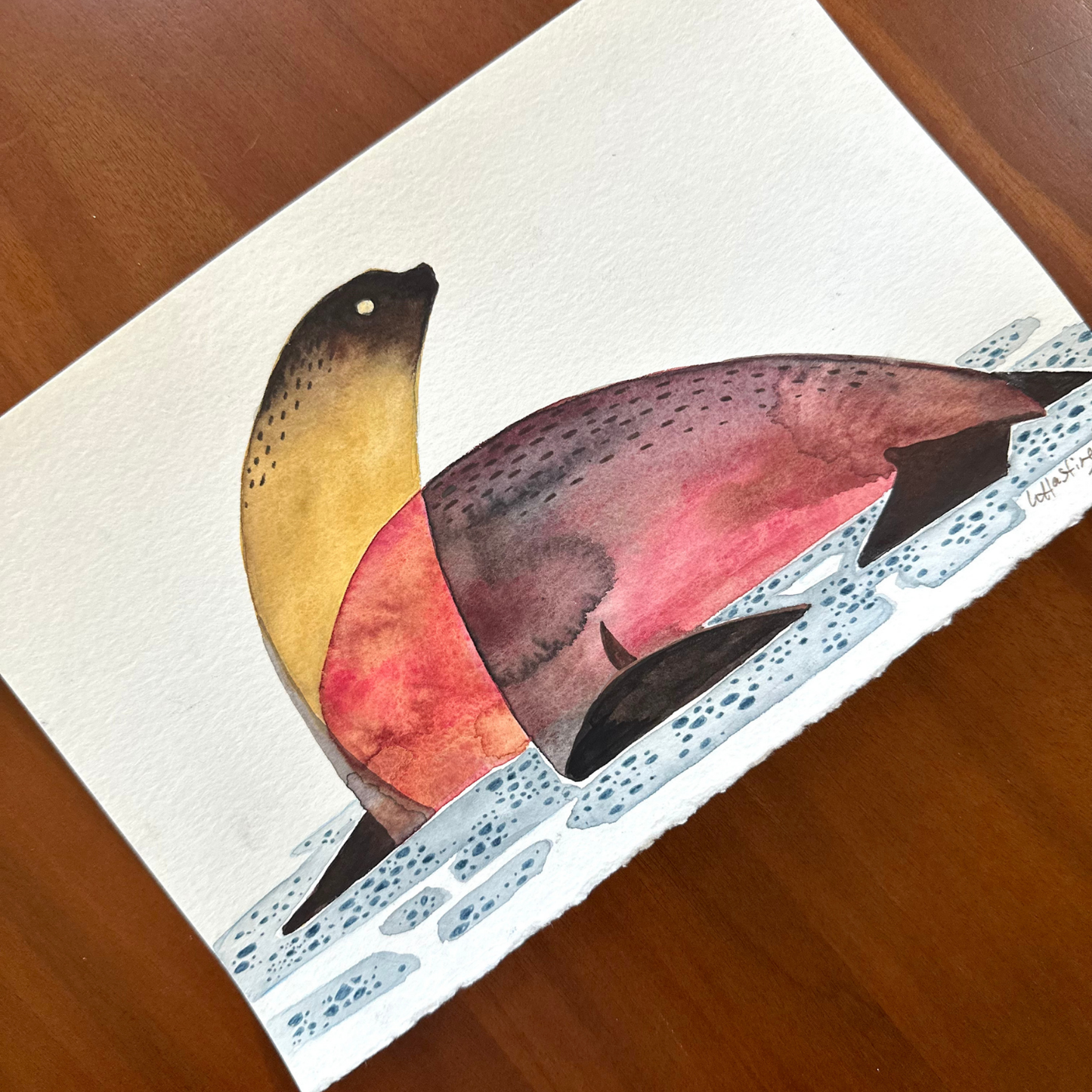 Summer Sea Lion - Original Painting