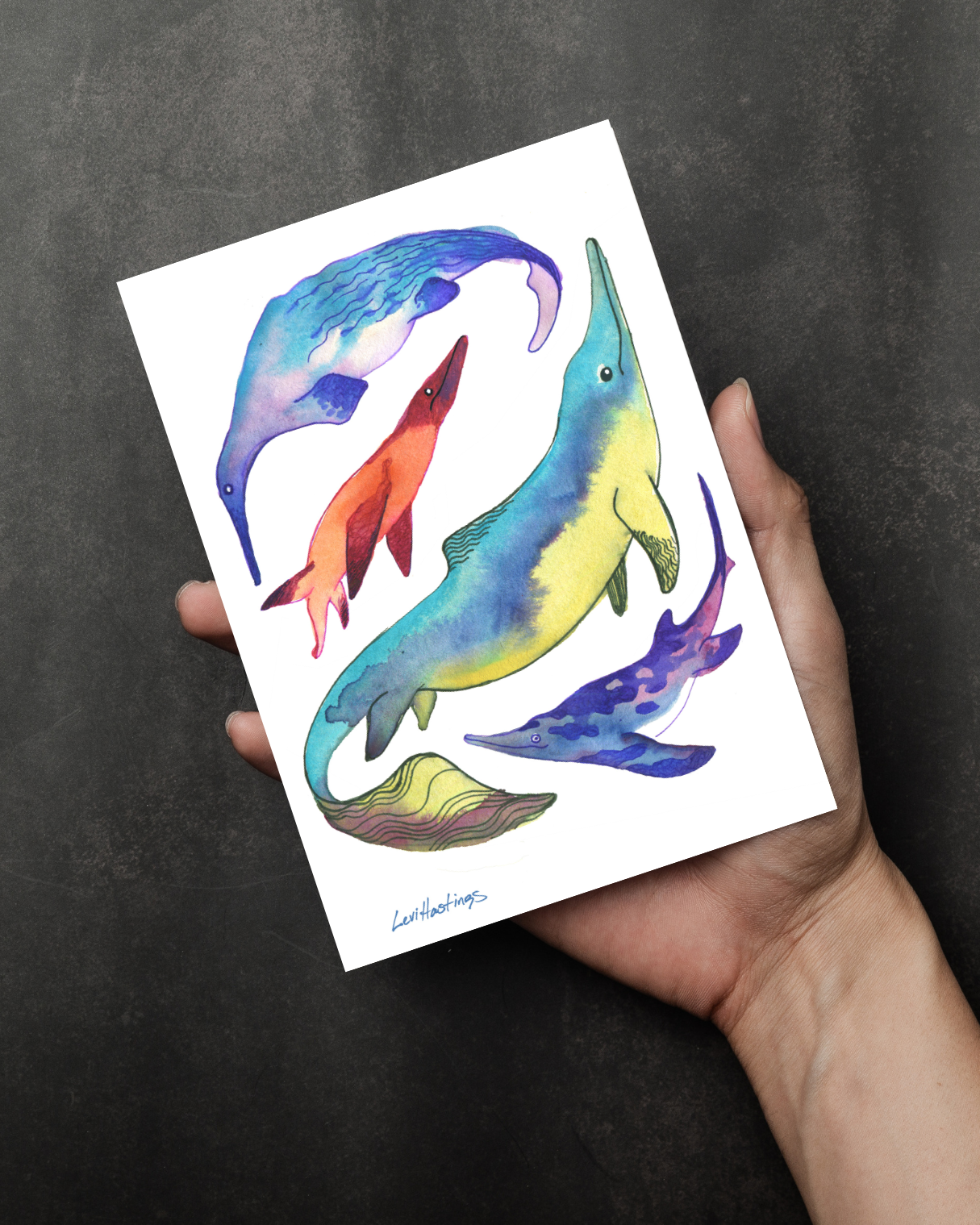 Sea Dragons - Mini Print