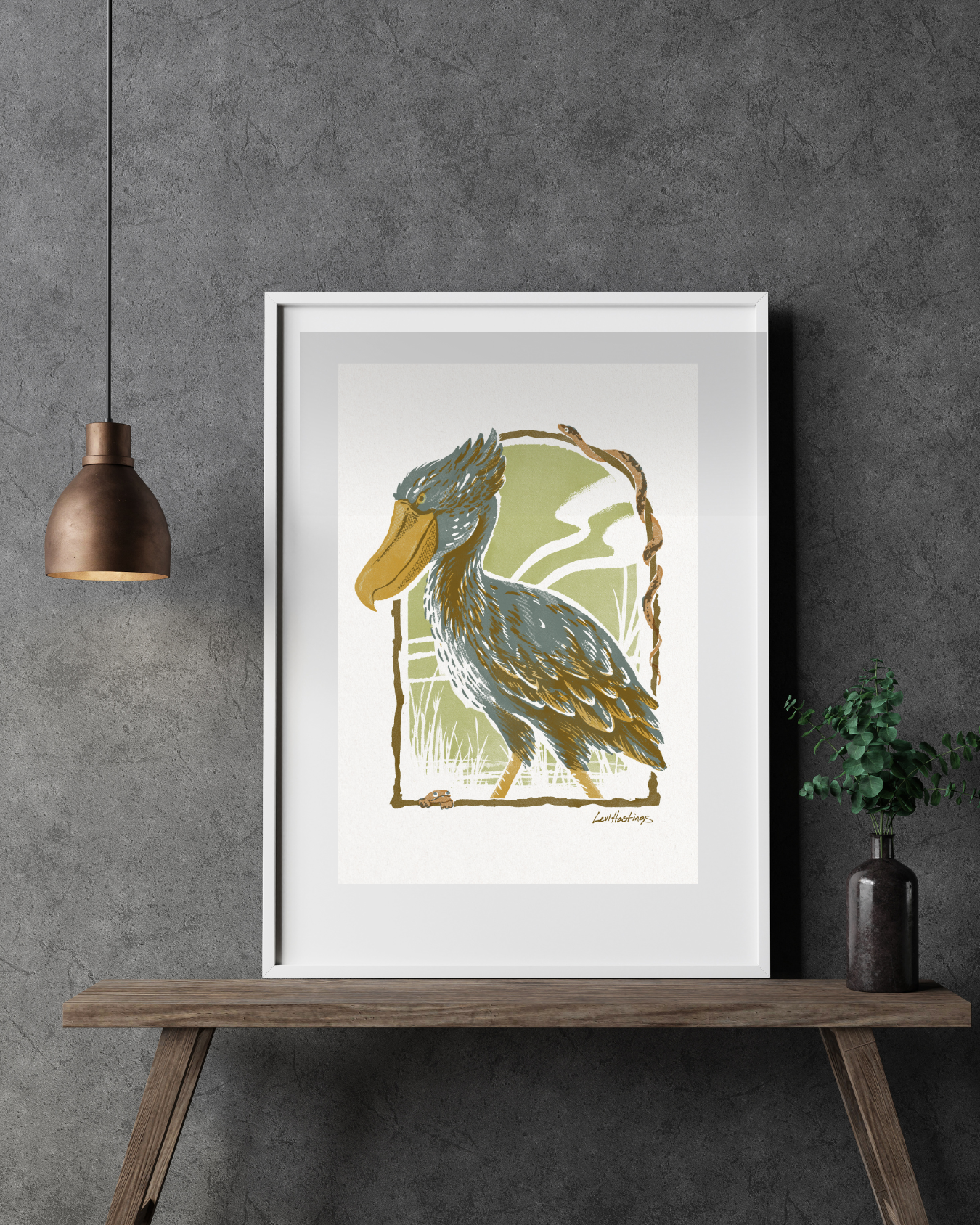 Shoebill Stork - Fine Art Print