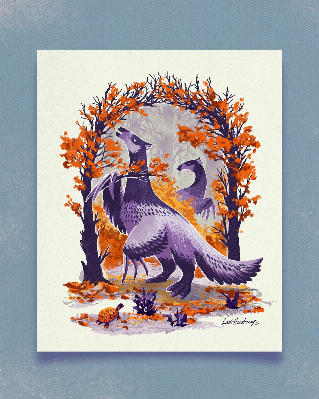 Therizinosaurus - Fine Art Print - PREORDER