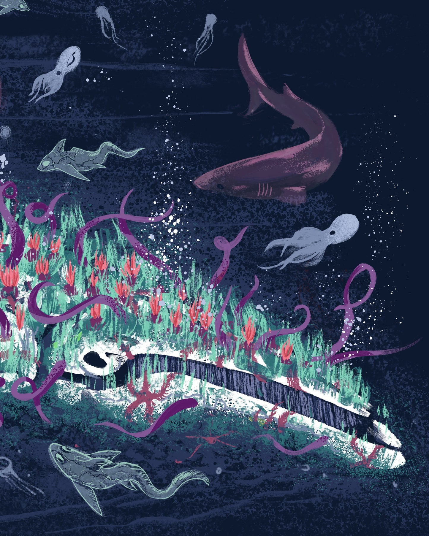 Whalefall - Fine Art Print