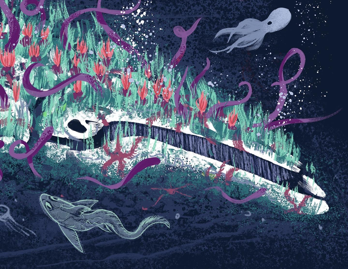 Whalefall - Fine Art Print