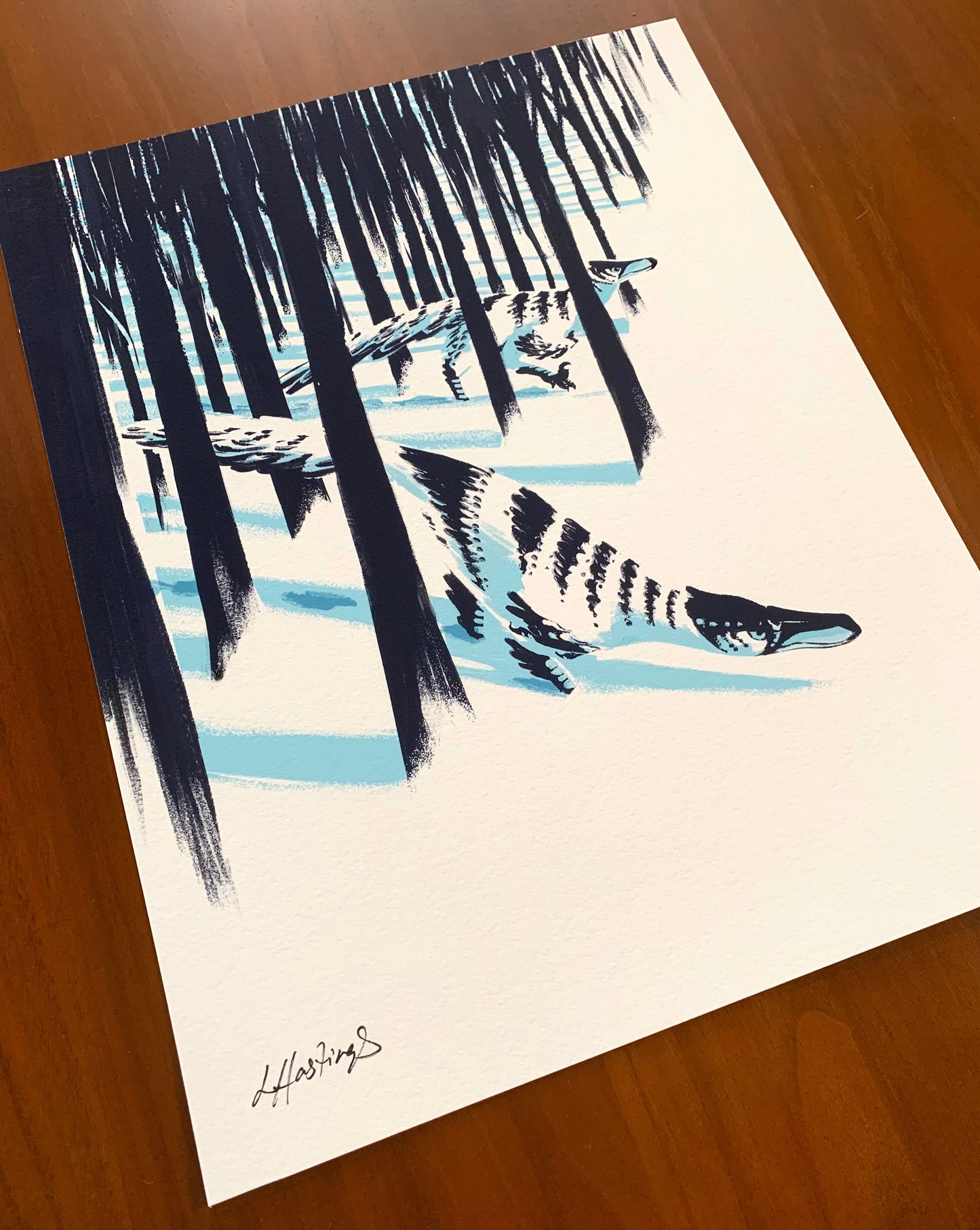 Winter Raptors - Fine Art Print