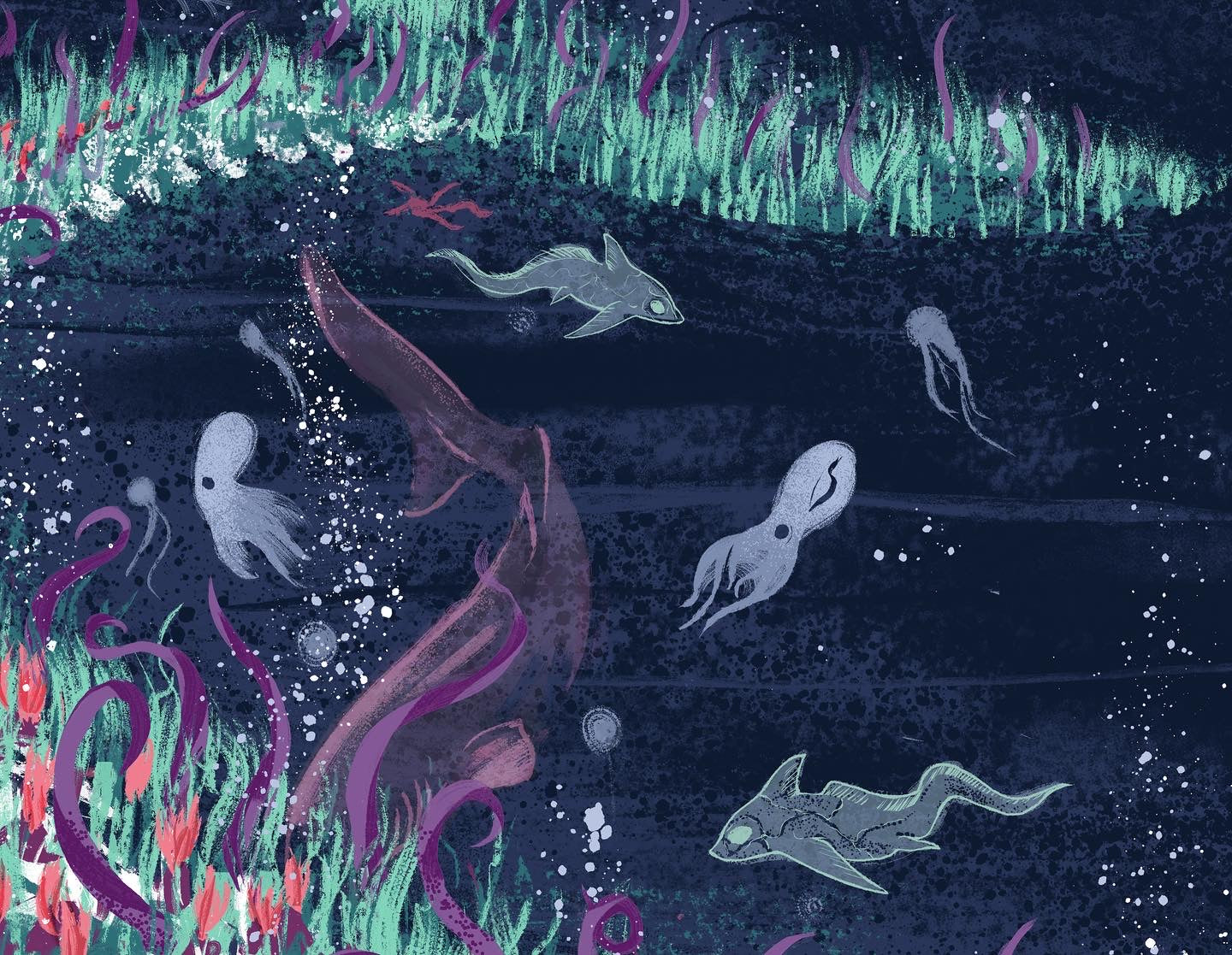 Whalefall - Fine Art Print