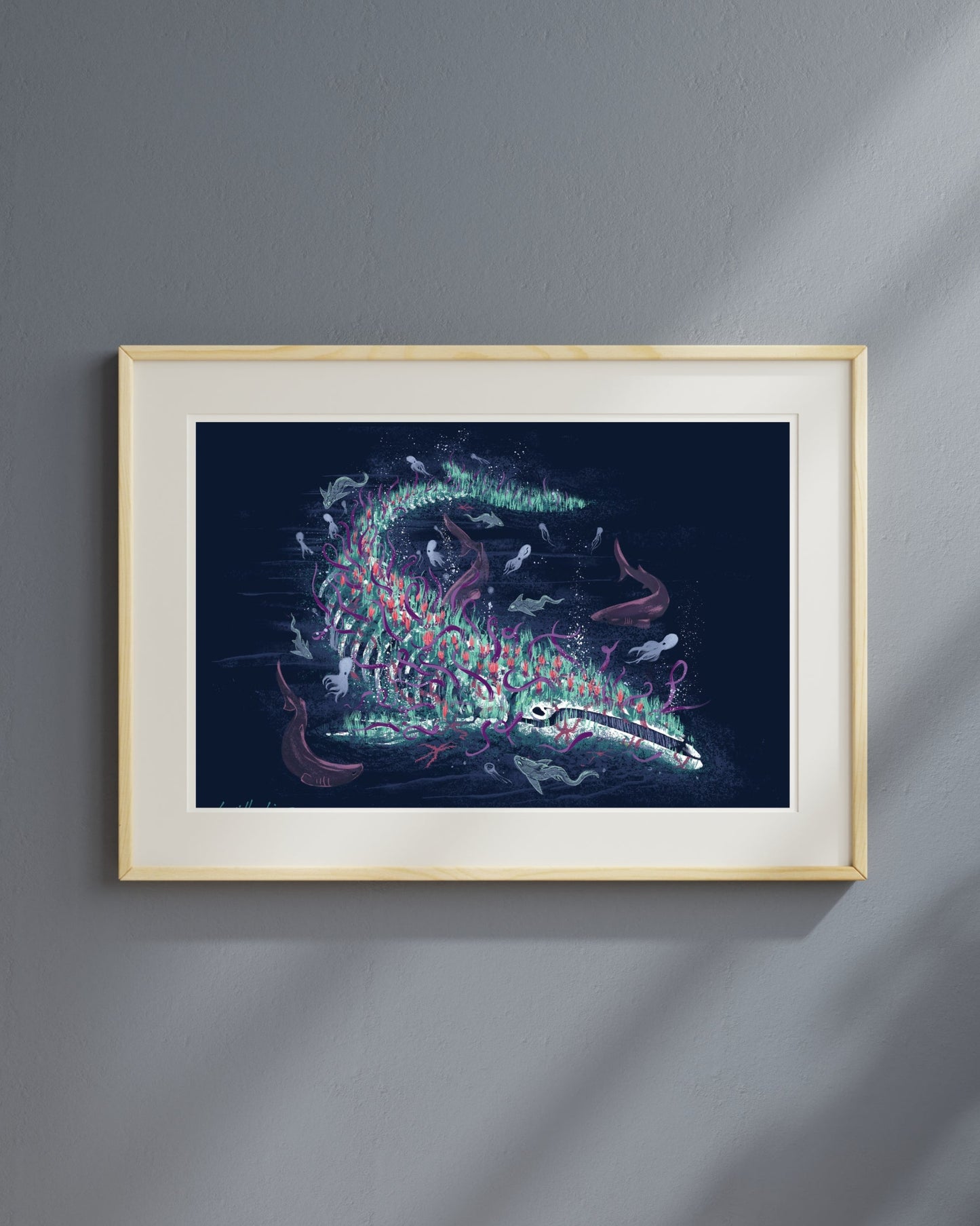 Whalefall - Fine Art Print