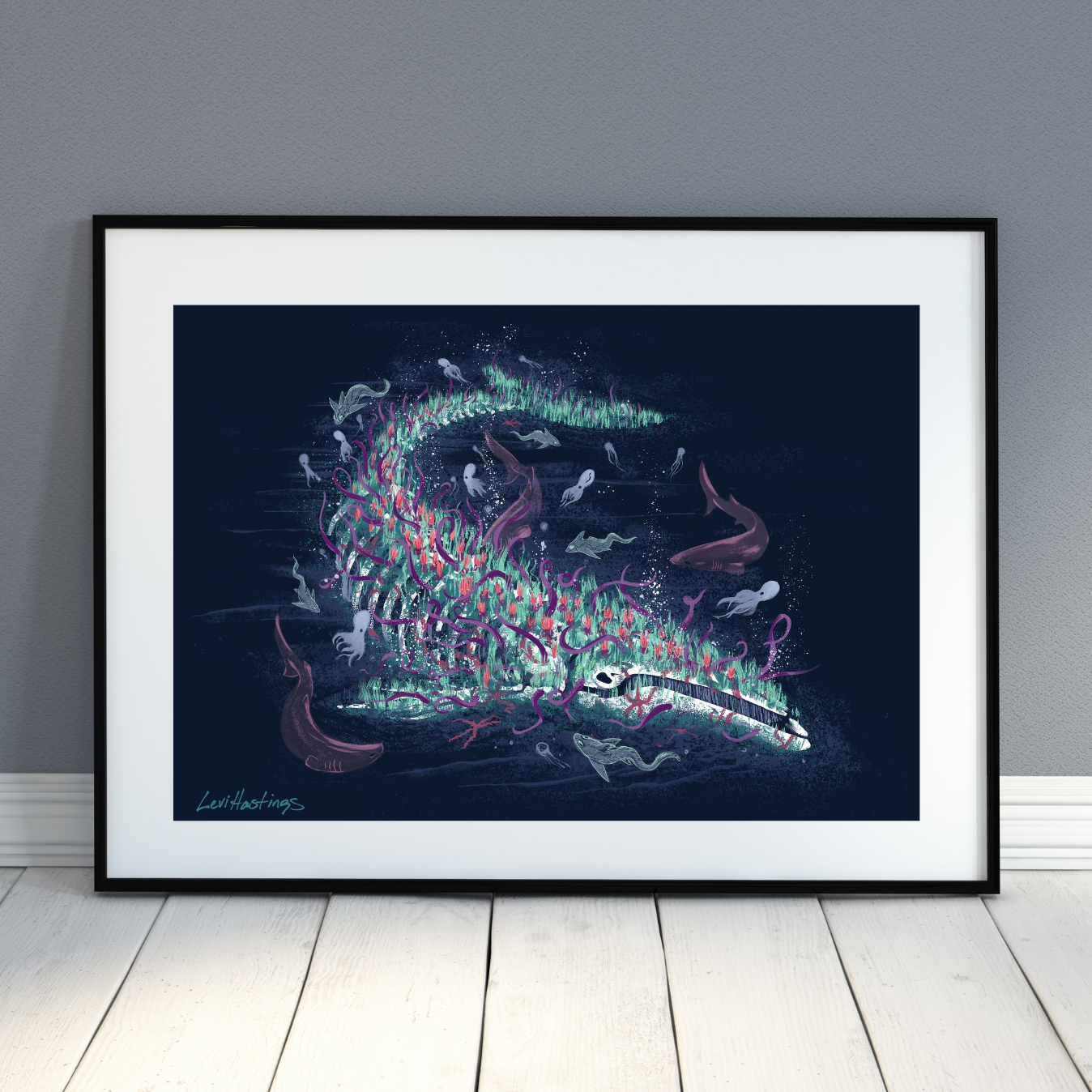 Whalefall - Fine Art Print