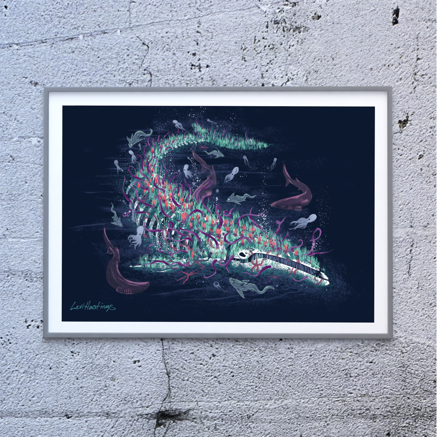 Whalefall - Fine Art Print
