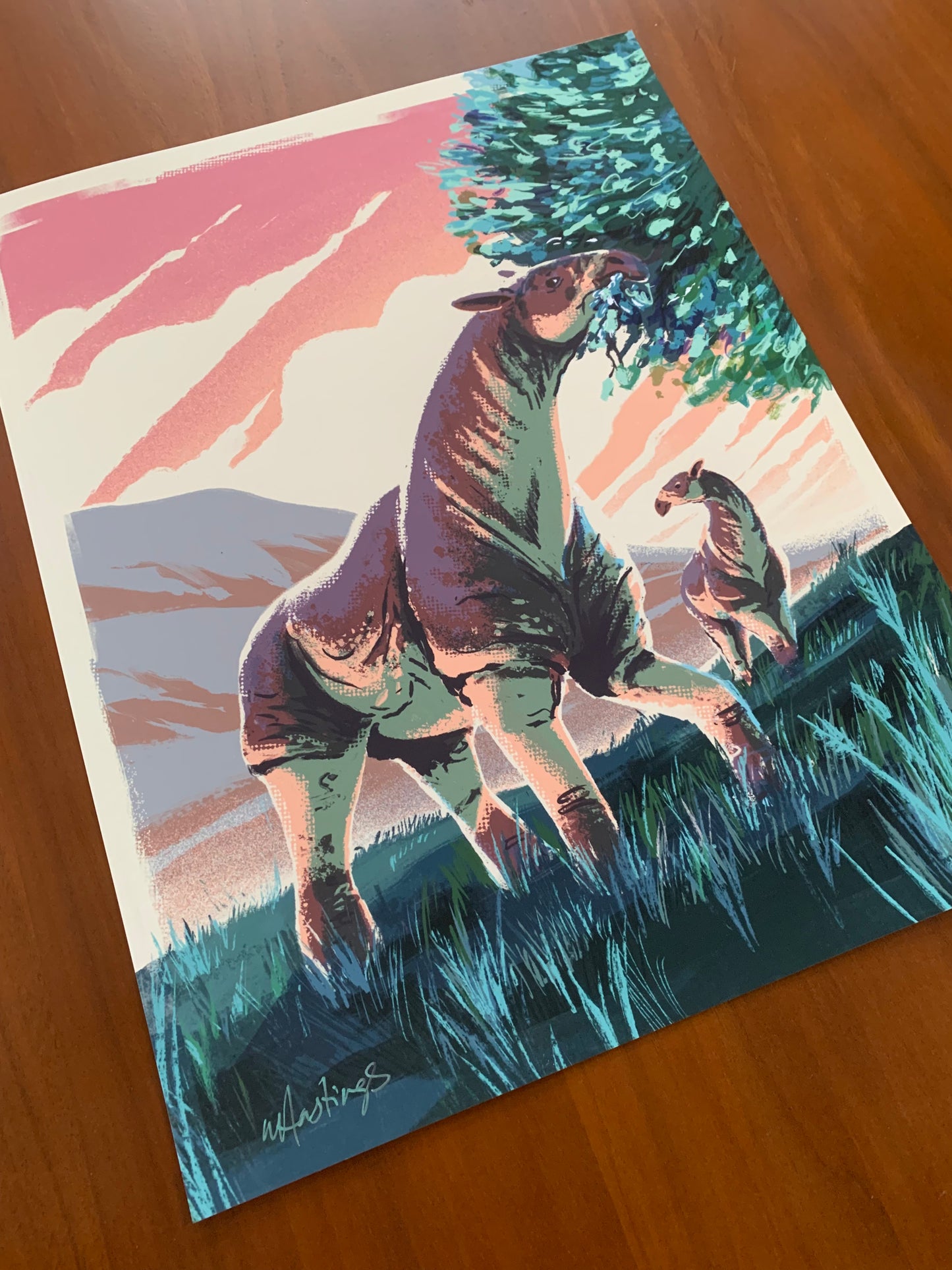 Paraceratherium - Fine Art Print