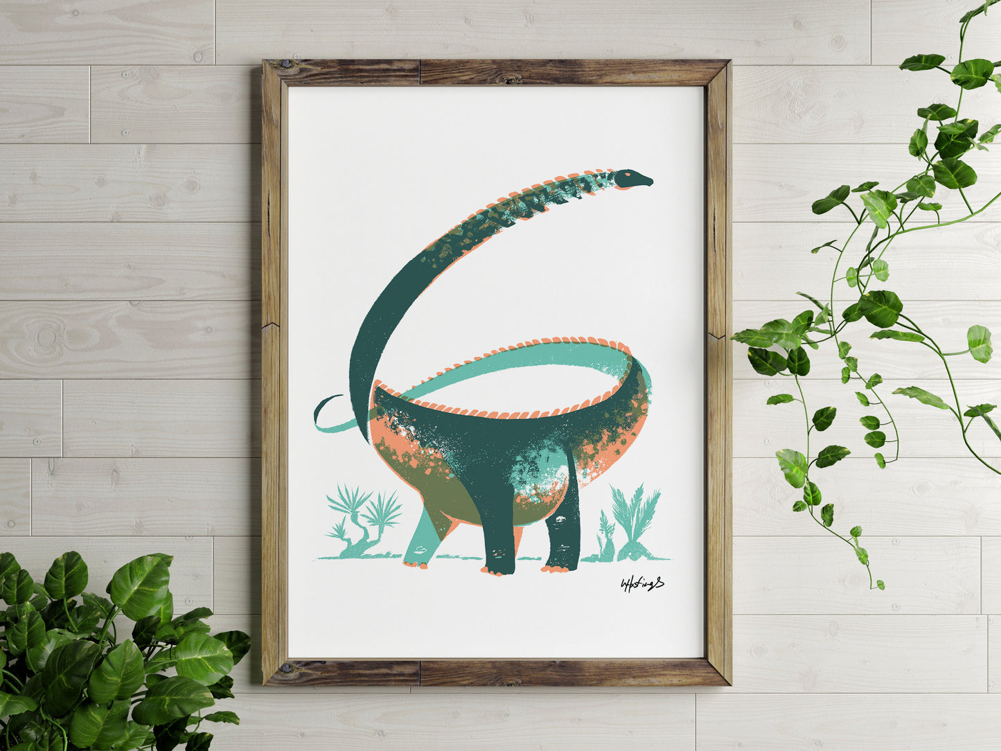 Diplodocus - Fine Art Print