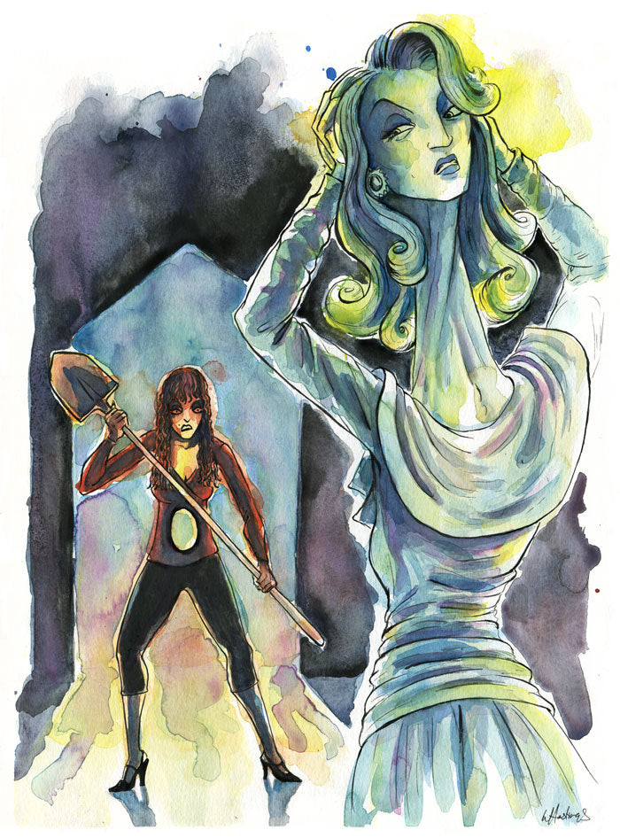 Death Becomes Her - Original Painting