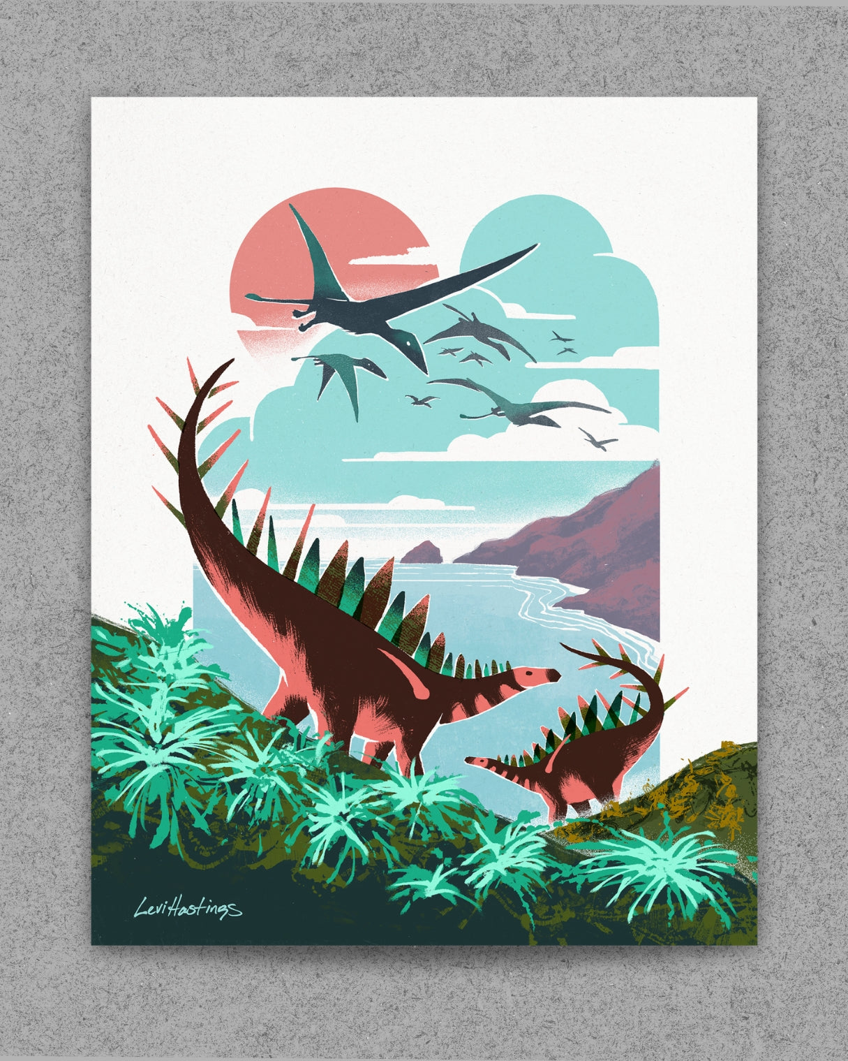 Jurassic July (Dacentrus) - Fine Art Print - PREORDER