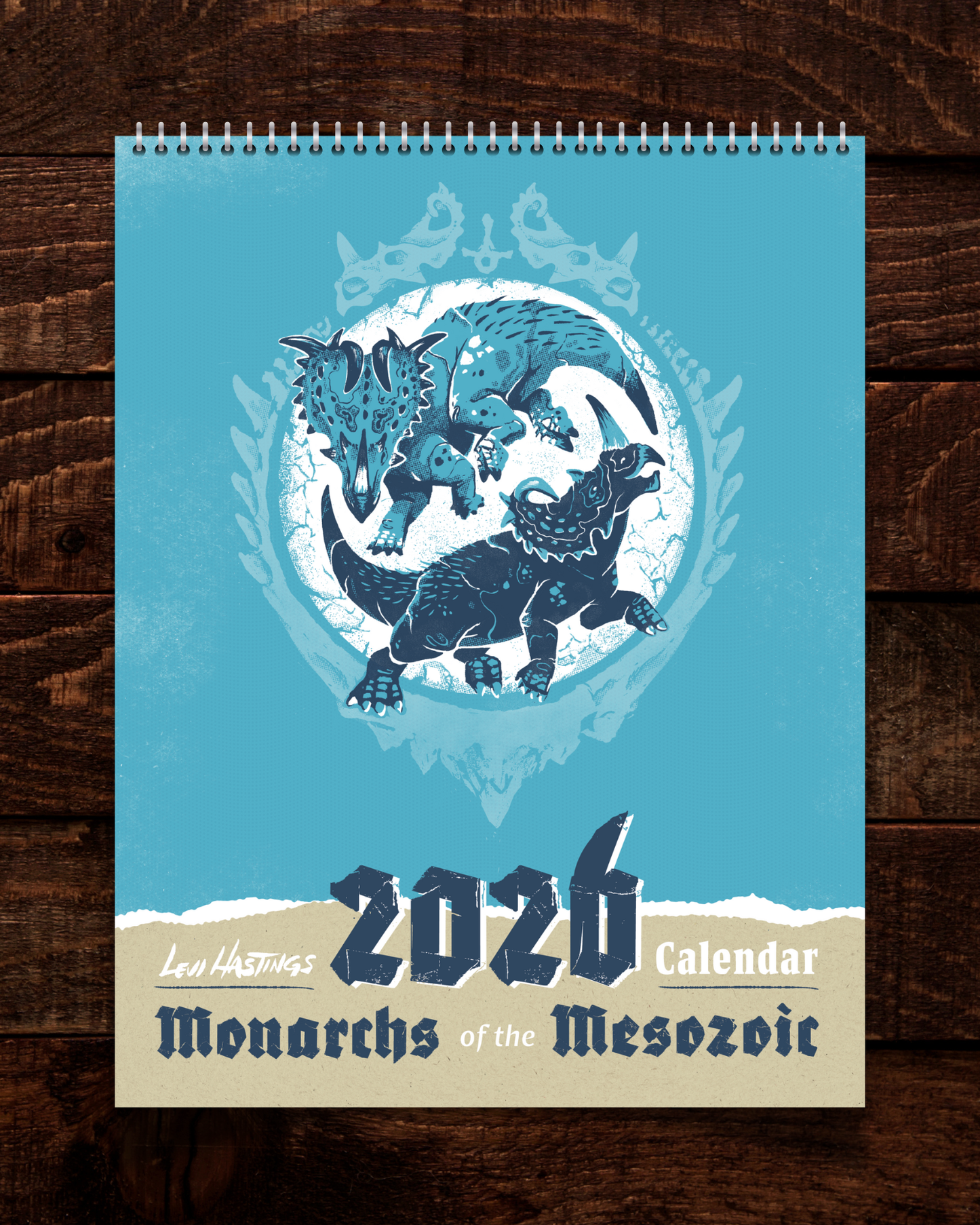 2026 Paleo Art Calendar - Monarchs of the Mesozoic - PREORDER