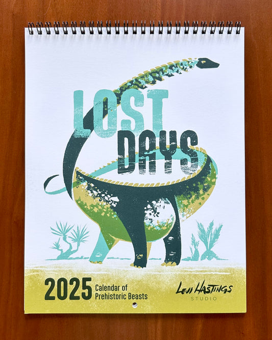 Lost Days - 2025 Paleo Art Calendar