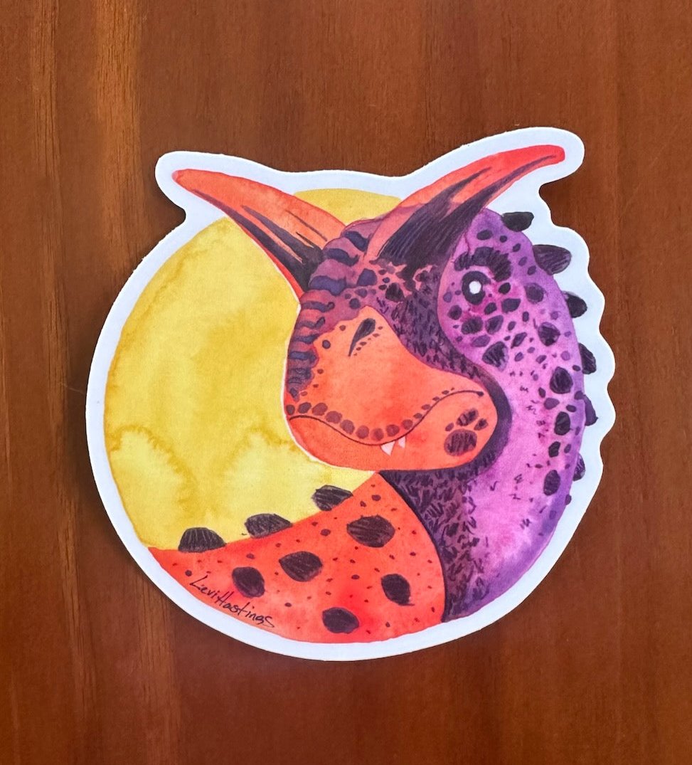 Carnotaurus Stickers