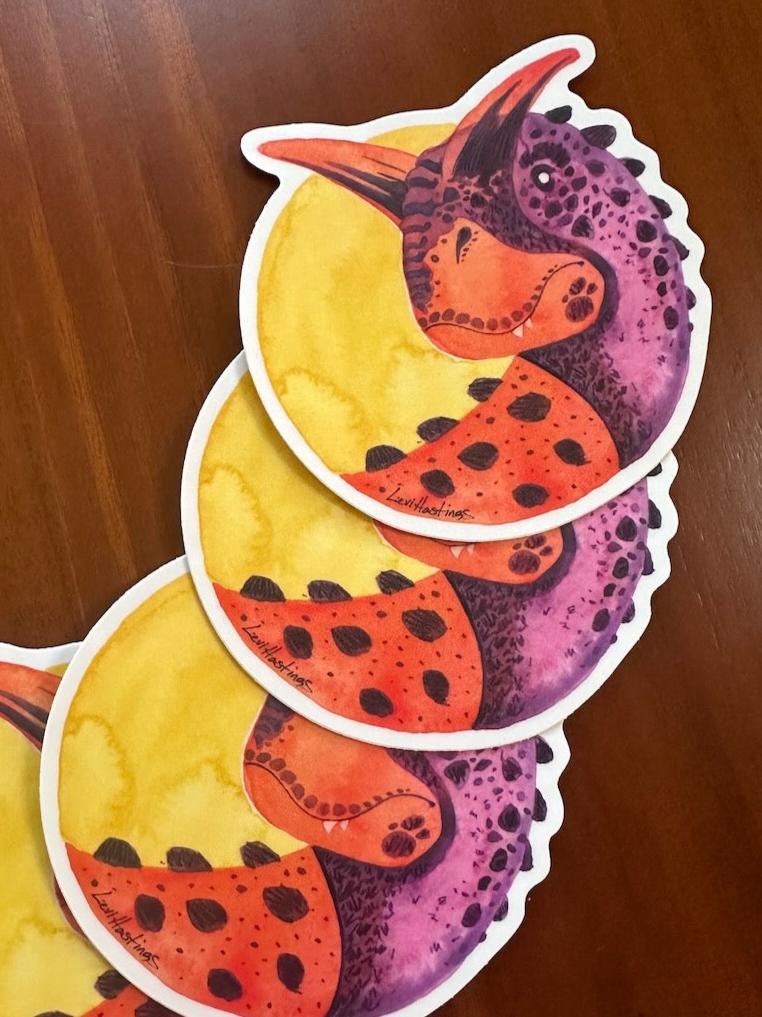 Carnotaurus Stickers