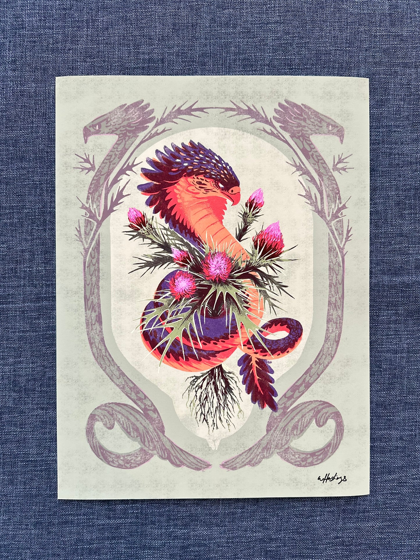 Cobra Thistle - Limited Edition Fine Art Print