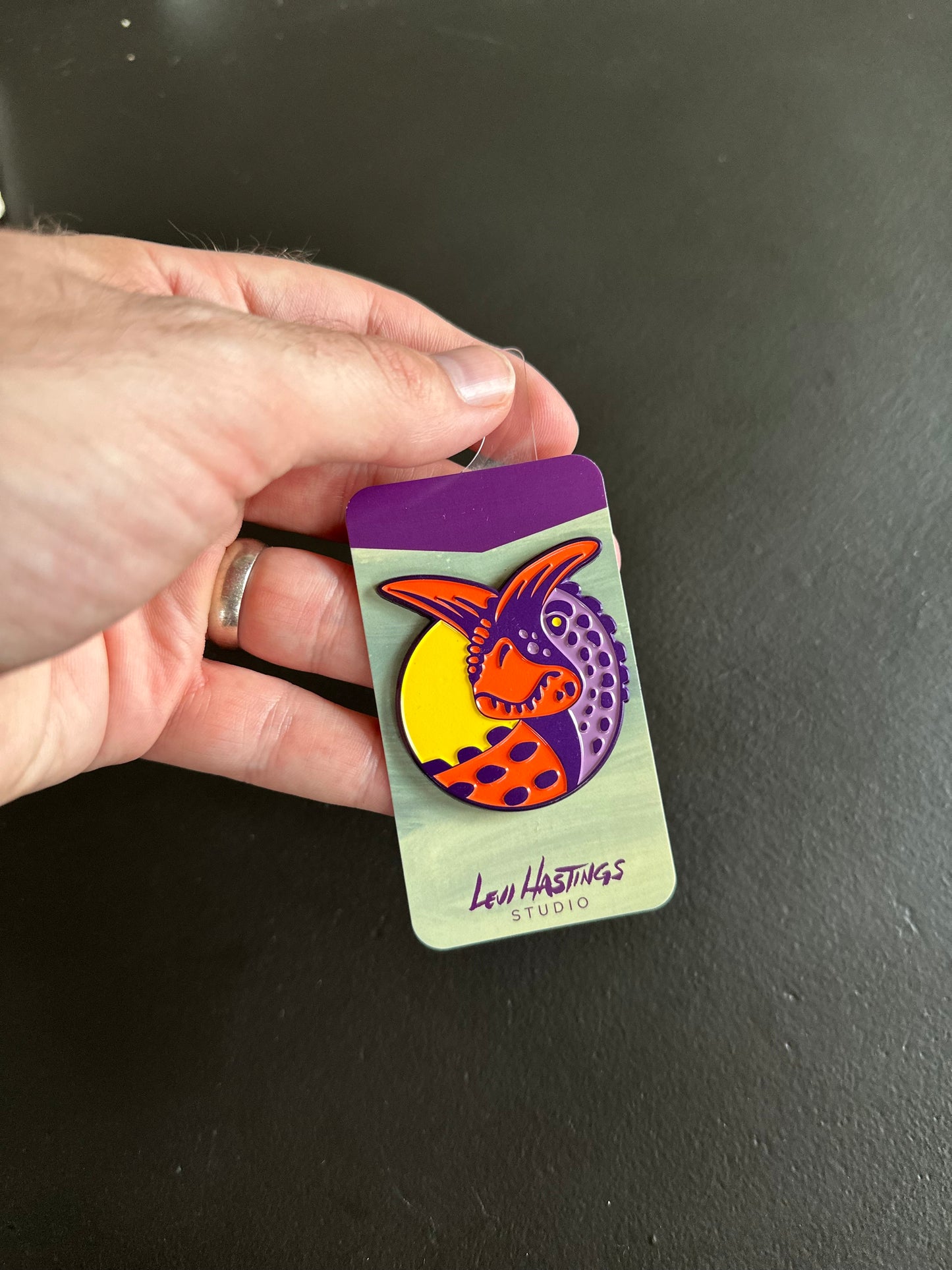 Carnotaurus Enamel Pin