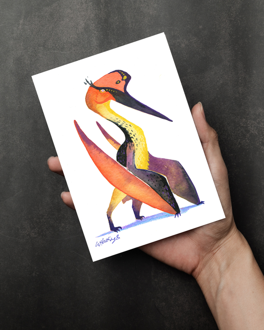 Quetzalcoatlus - Mini Print