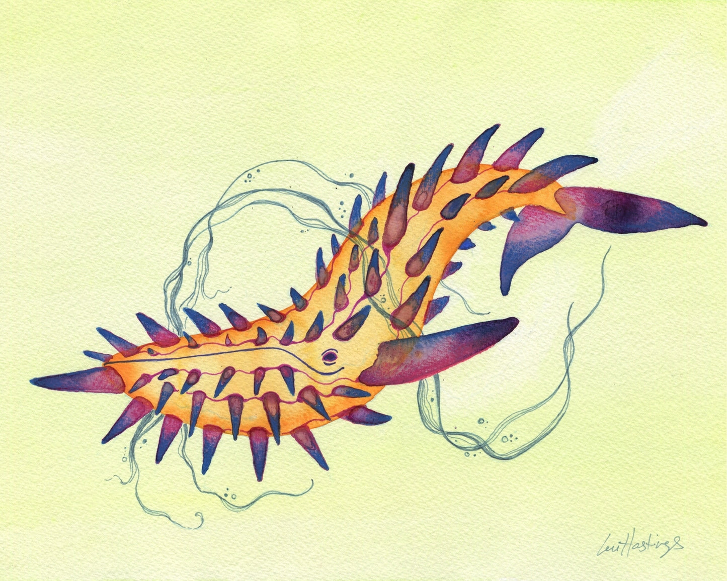 Whale of Wrath - Original Painting
