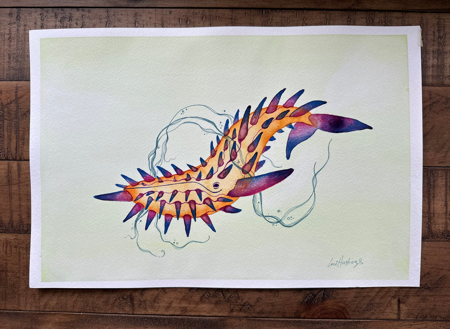 Whale of Wrath - Original Painting