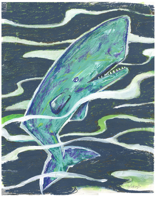 Sperm Whale - Original Painting
