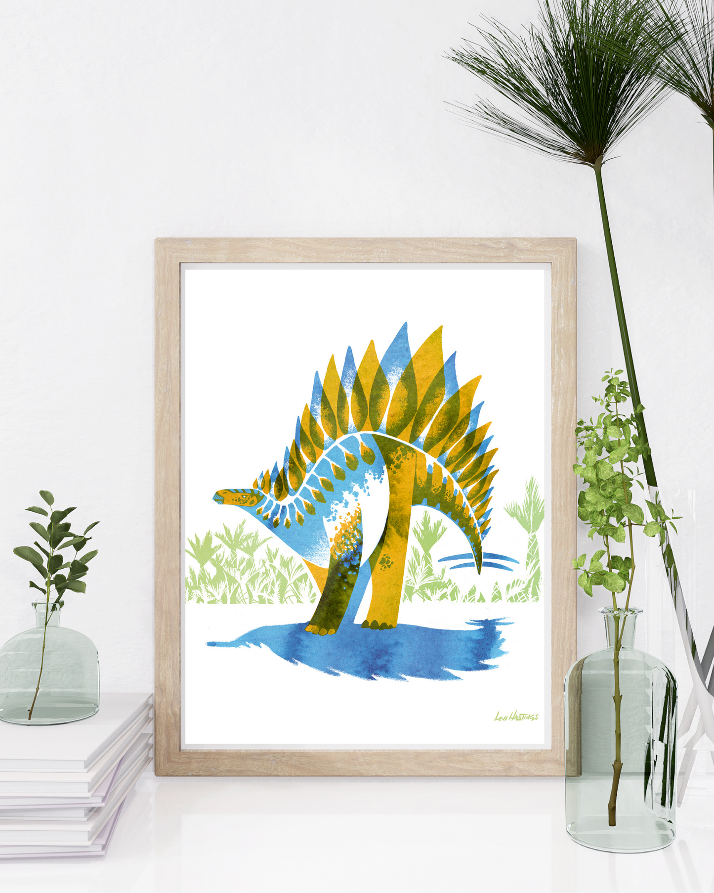 Stegosaurus - Fine Art Print