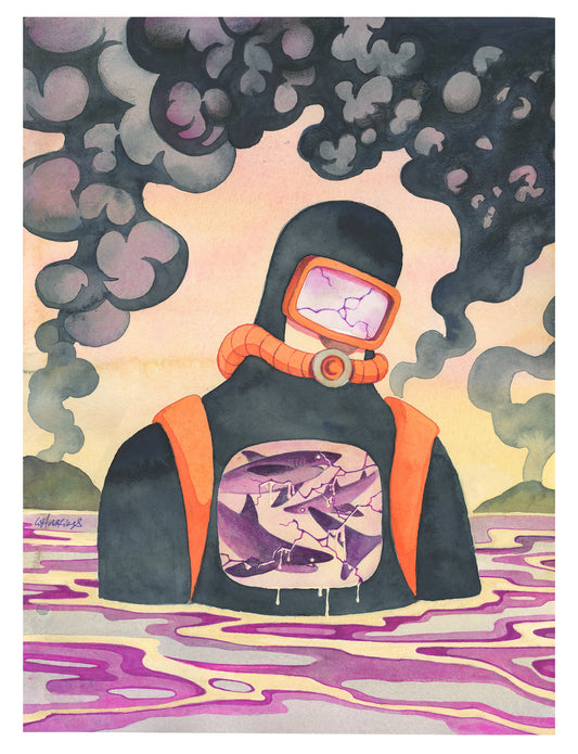 Letting Go While Holding On - Original Painting