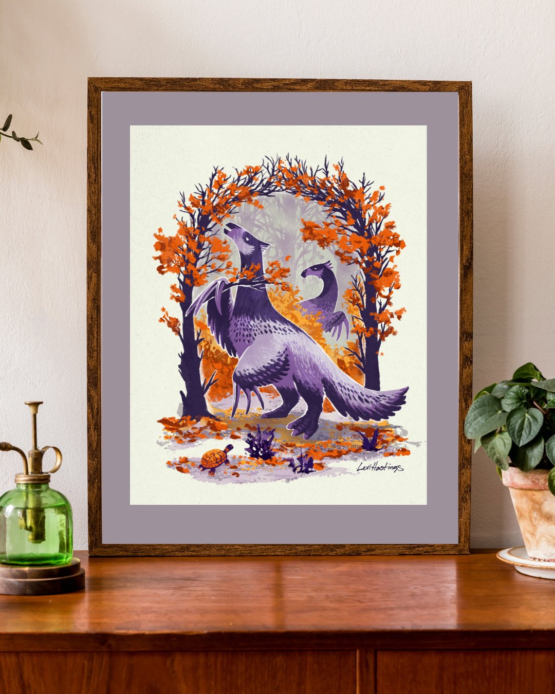 Therizinosaurus - Fine Art Print - PREORDER