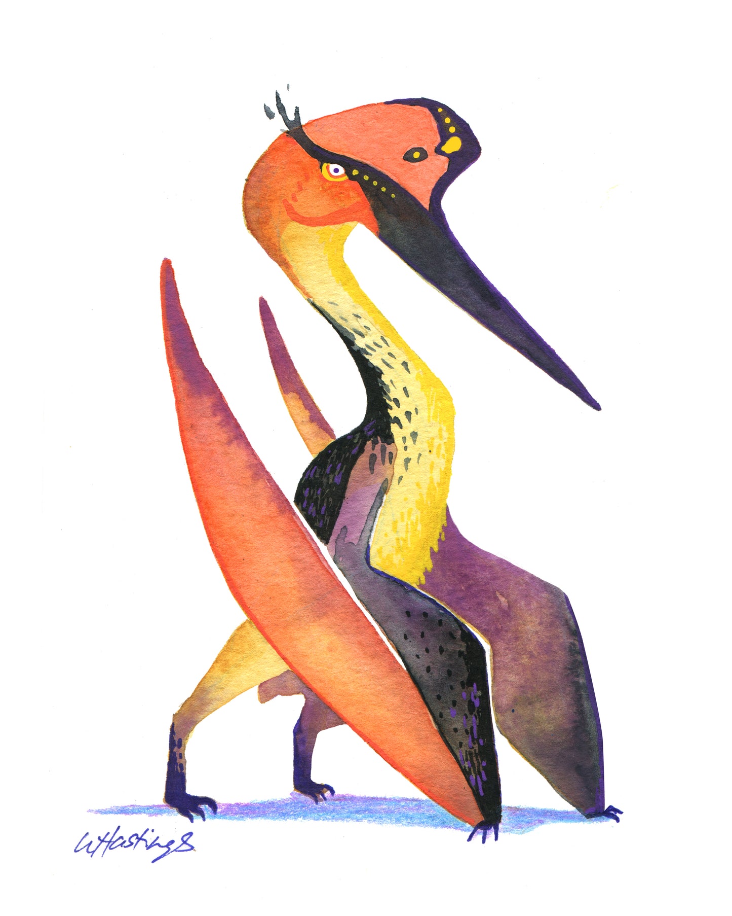 Quetzalcoatlus - Mini Print