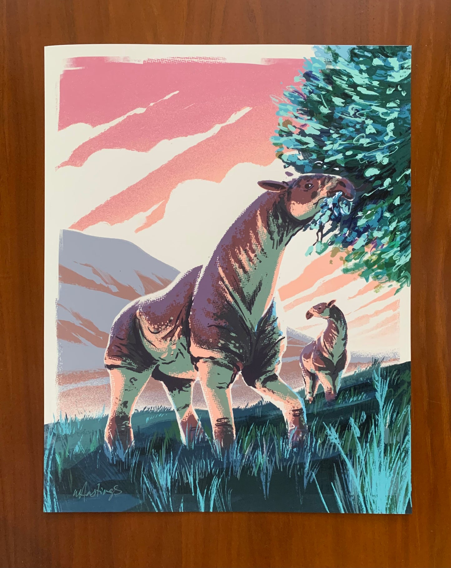 Paraceratherium - Fine Art Print