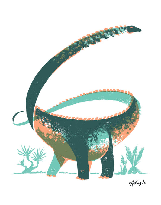 Diplodocus - Fine Art Print