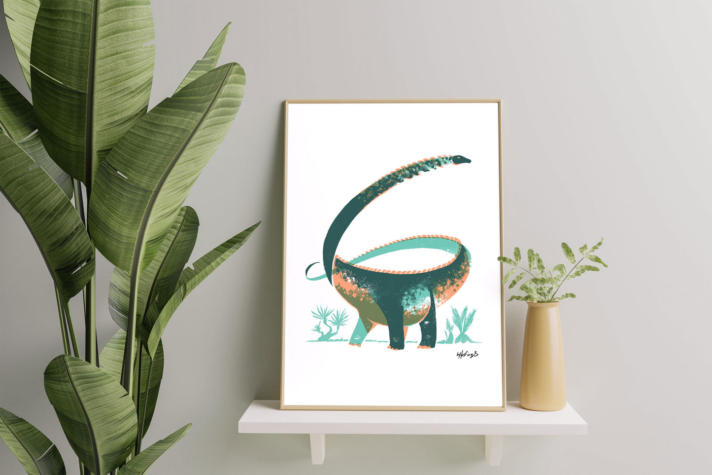 Diplodocus - Fine Art Print