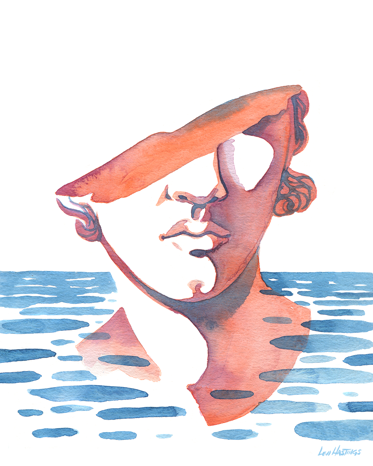 Greek Bust - Fine Art Print