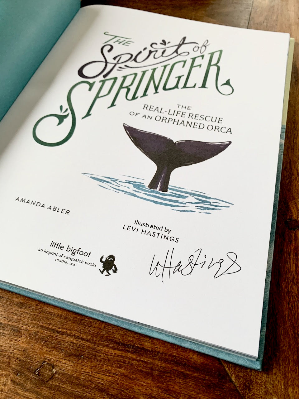 The Spirit of Springer - Signed Picture book