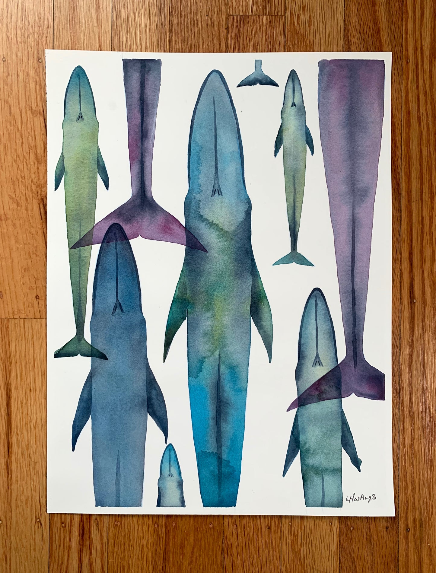 Whale Armada - Print