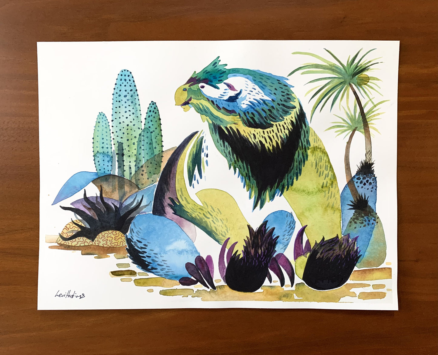 Megatherium (Giant Ground Sloth) - Fine Art Print
