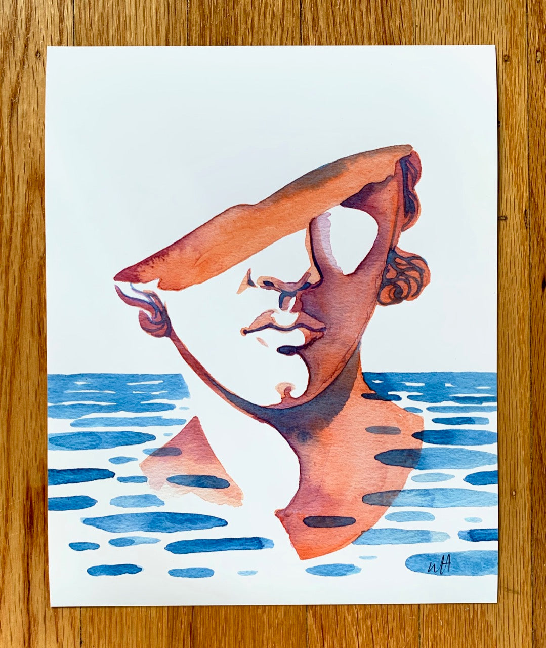 Greek Bust - Fine Art Print