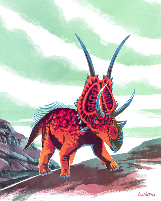 Diabloceratops - Fine Art Print