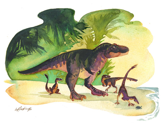 The Family Rex - Fine Art Print
