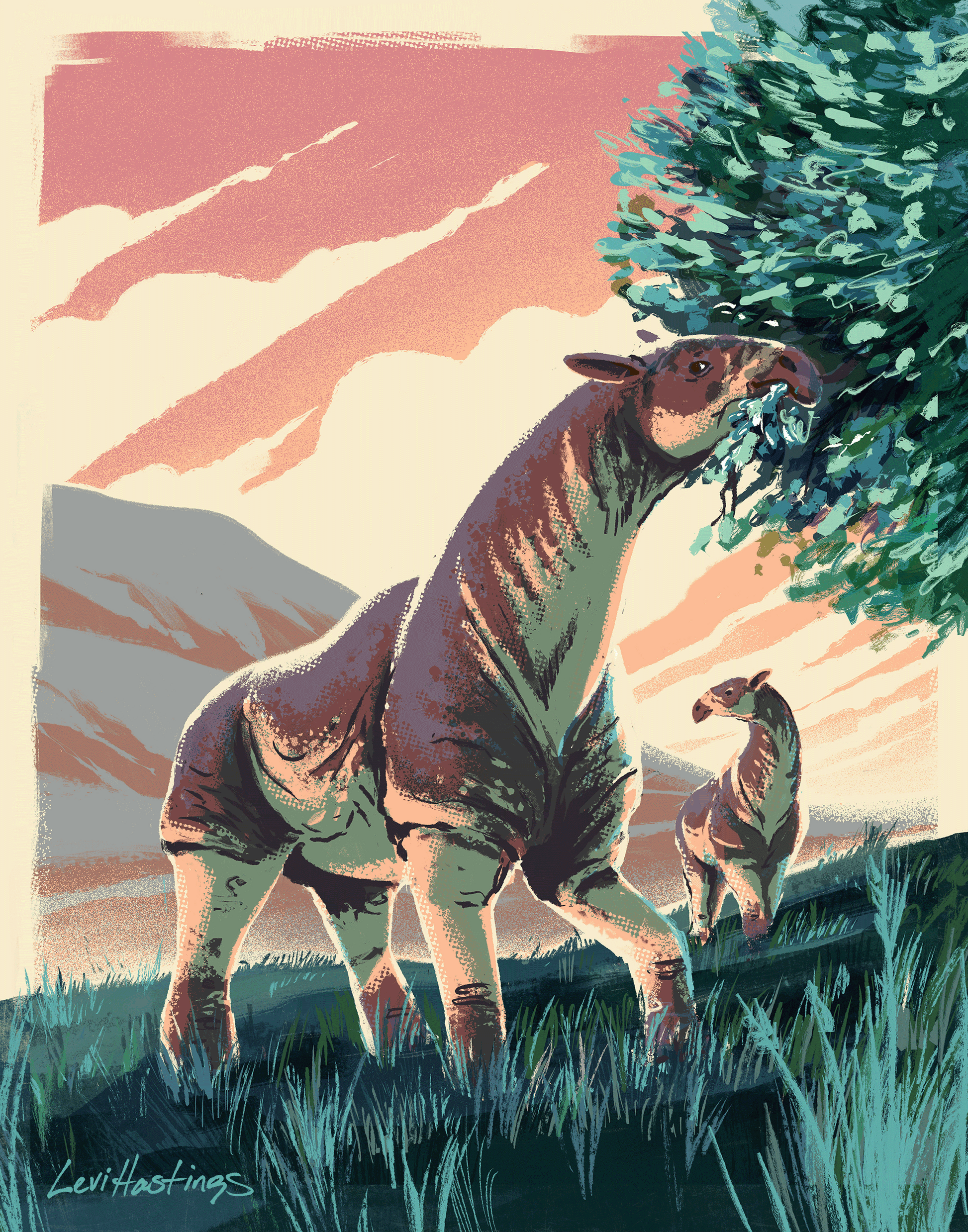 Paraceratherium Fine Art Print Levi Hastings paraceratherium-fine-art-print-levi-hastings